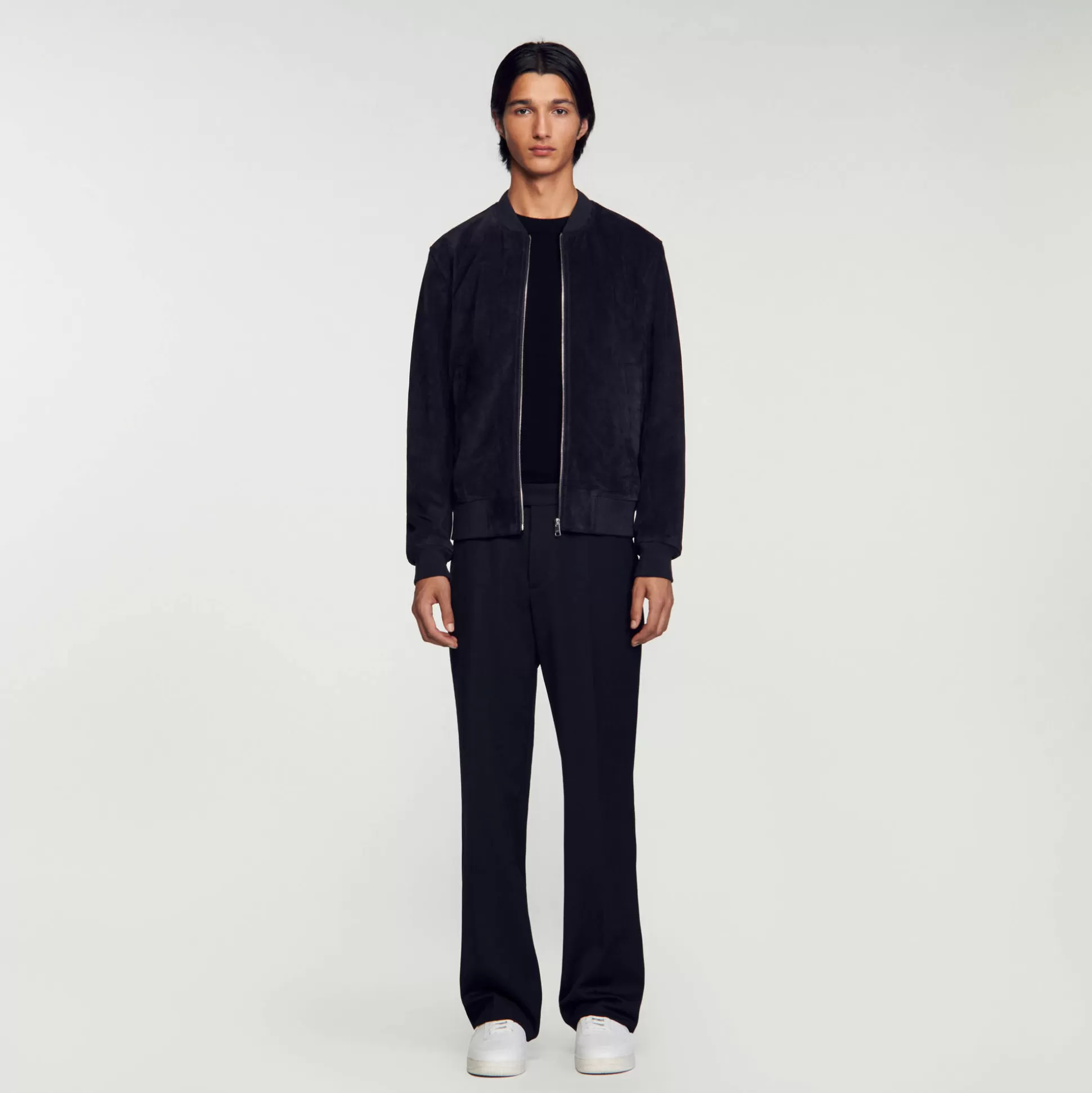 Hot Blouson En Cuir Suédé Homme Manteaux & Blousons