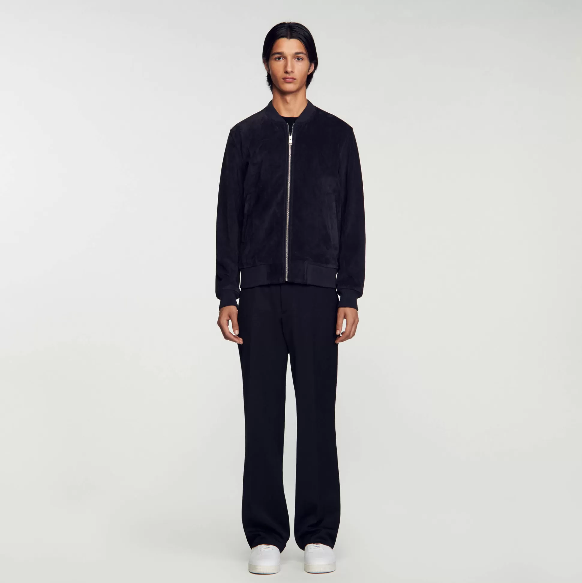 Hot Blouson En Cuir Suédé Homme Manteaux & Blousons
