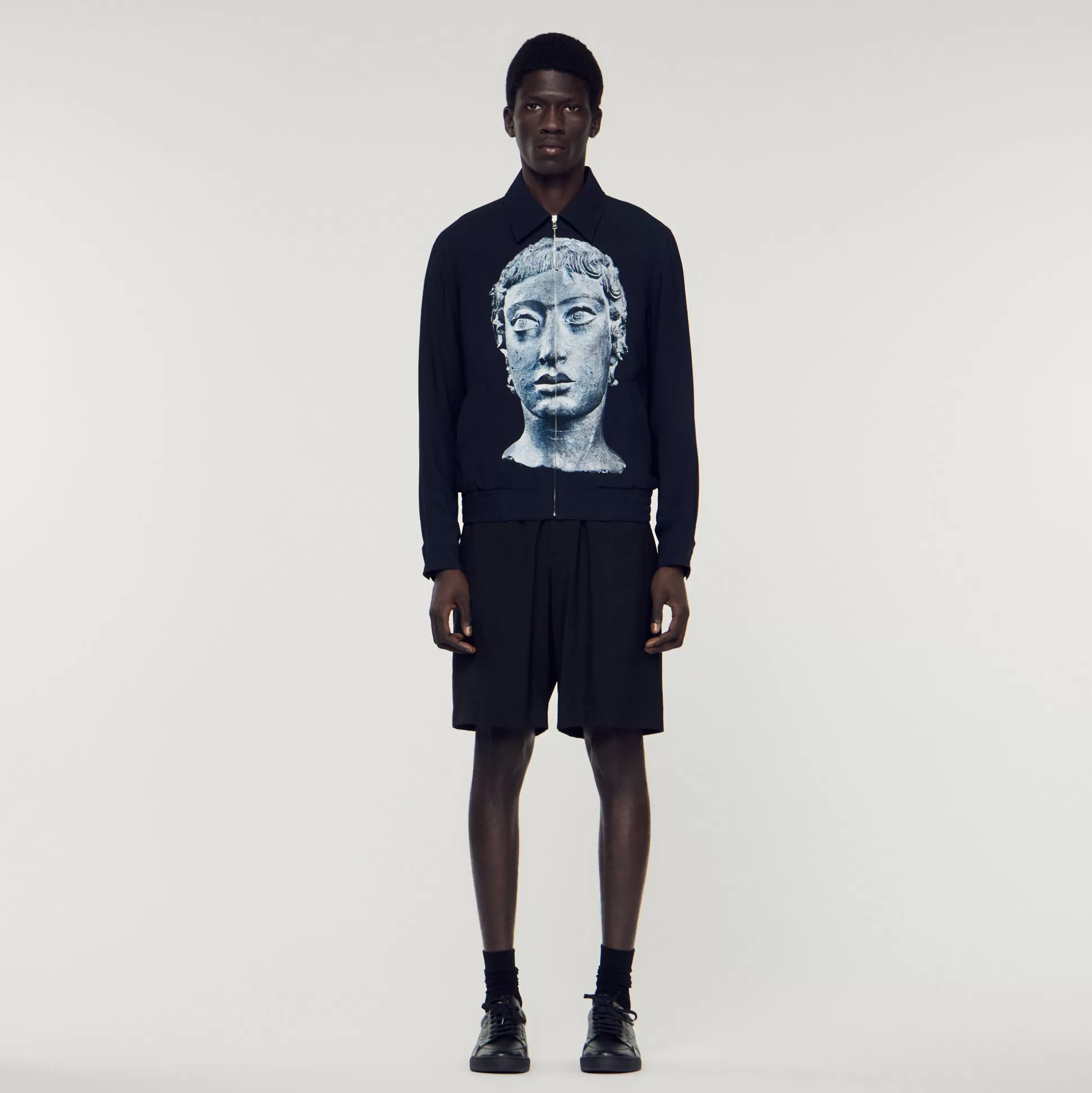 Flash Sale Blouson Imprimé Statue Homme Manteaux & Blousons