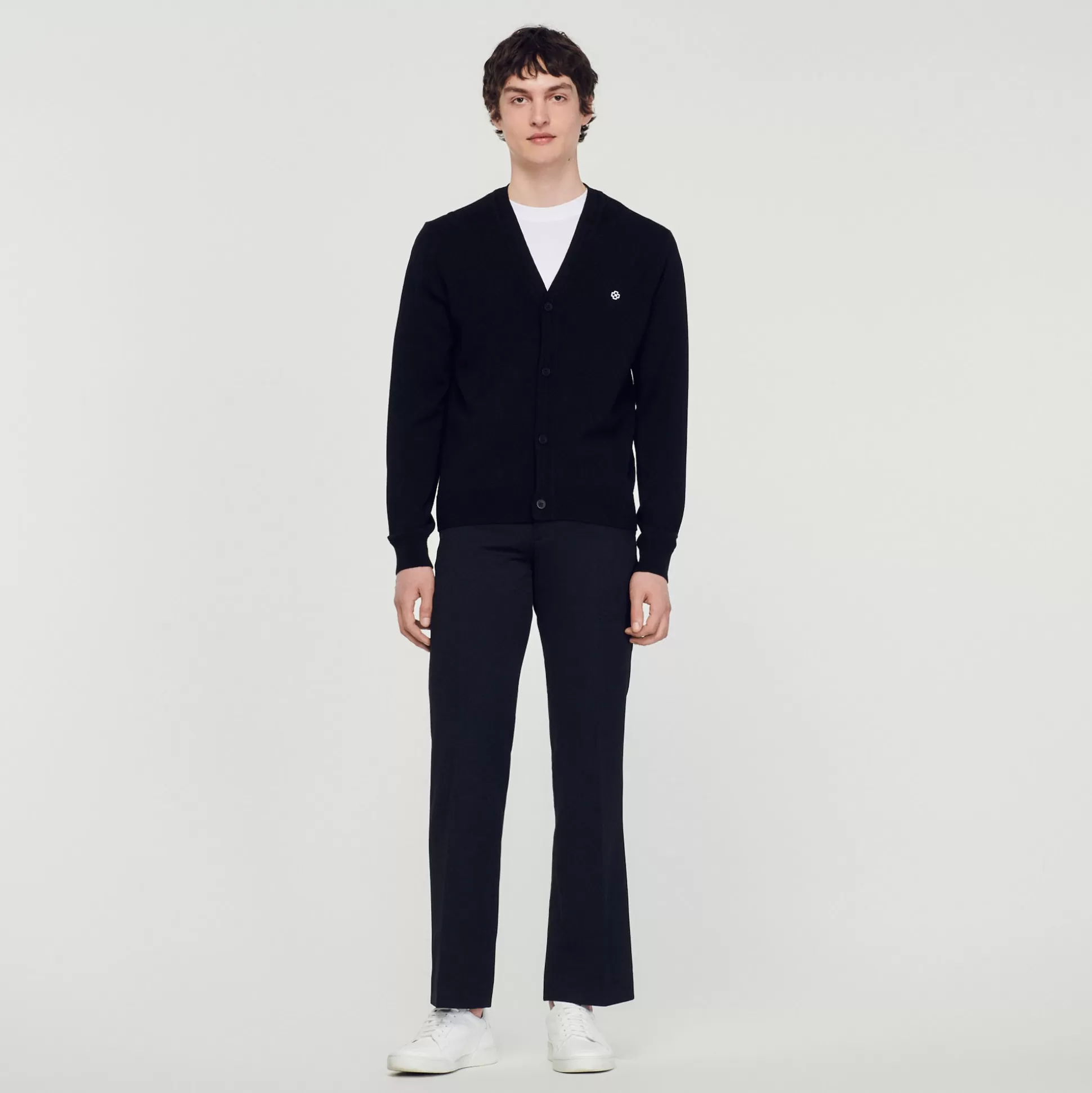 Clearance Cardigan Patch Square Cross Homme Pulls & Gilets