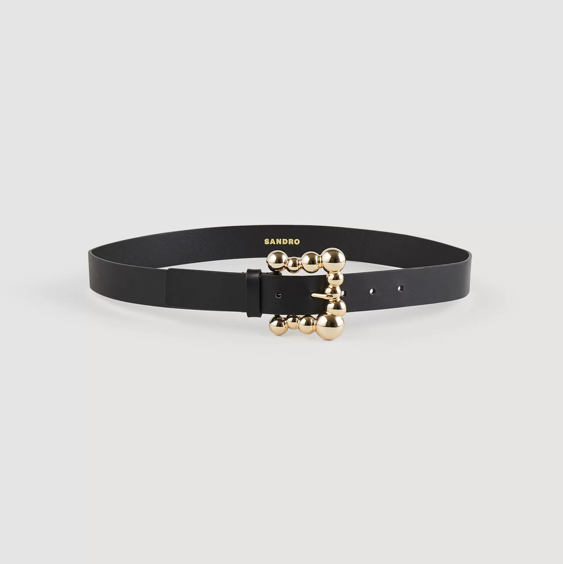 New Ceinture Large En Cuir Et Boucle Carrée Femme Ceintures