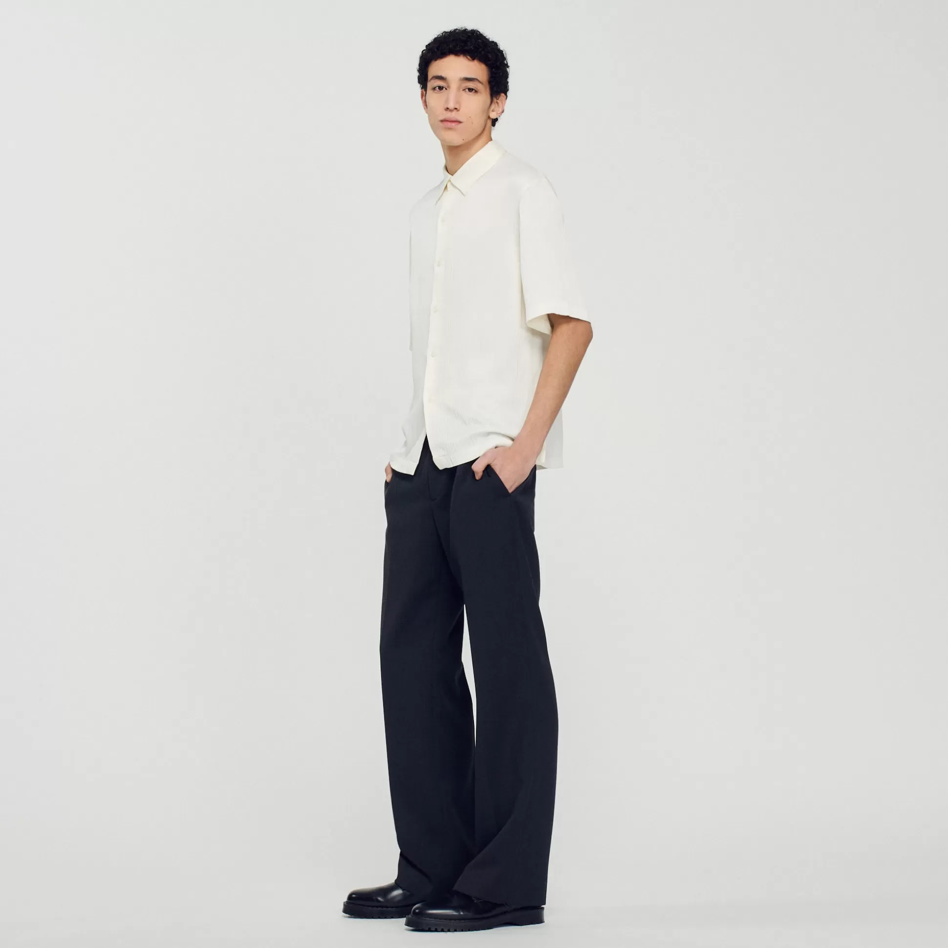 New Chemise À Manches Courtes Homme Chemises