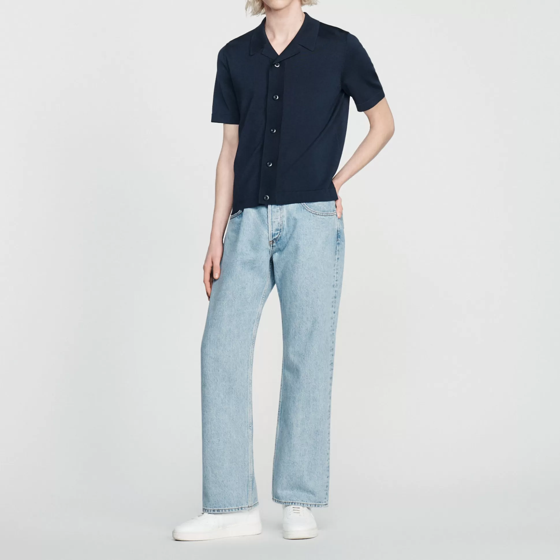 Sale Chemise À Manches Courtes Homme Pulls & Gilets