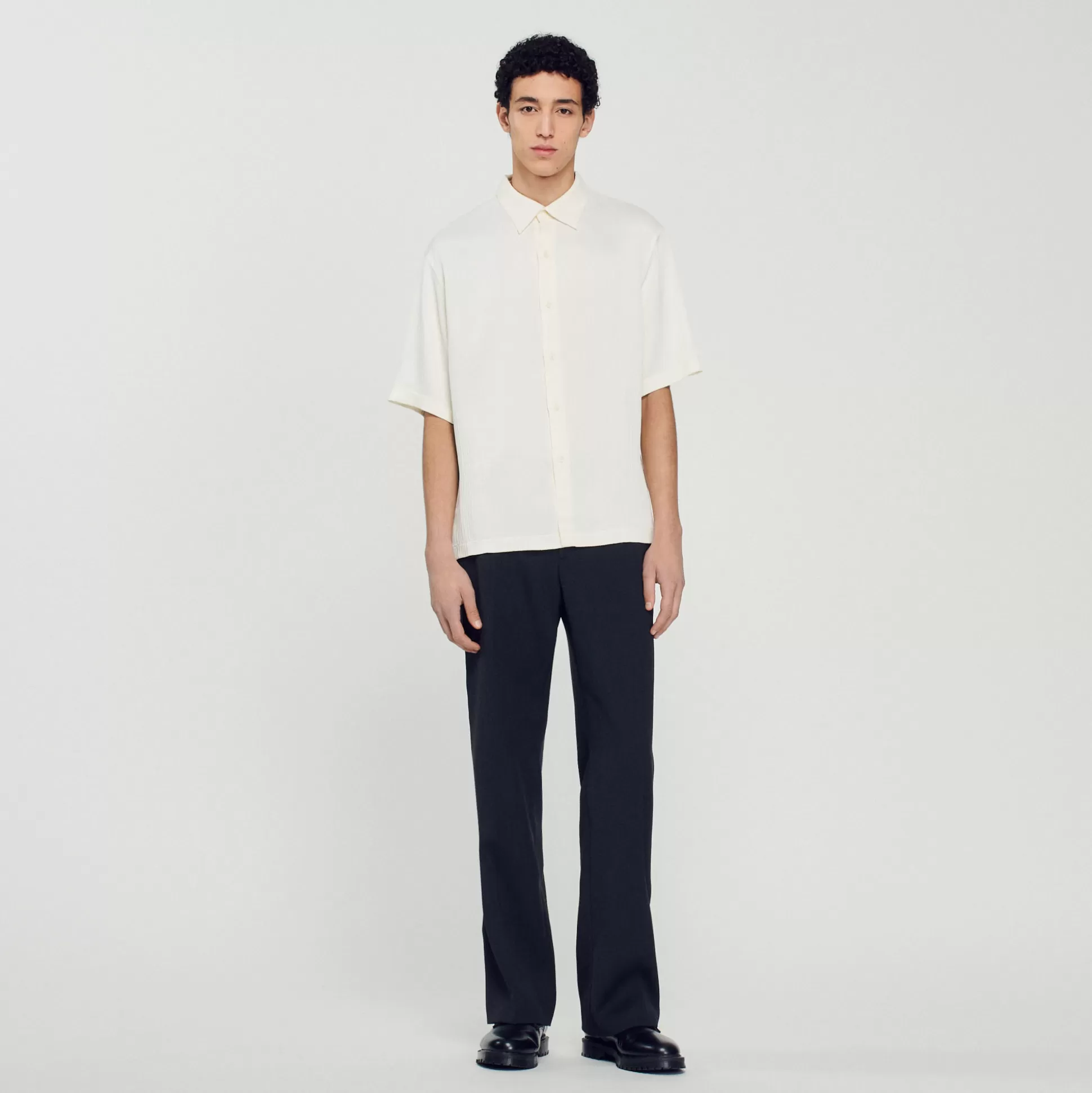 New Chemise À Manches Courtes Homme Chemises
