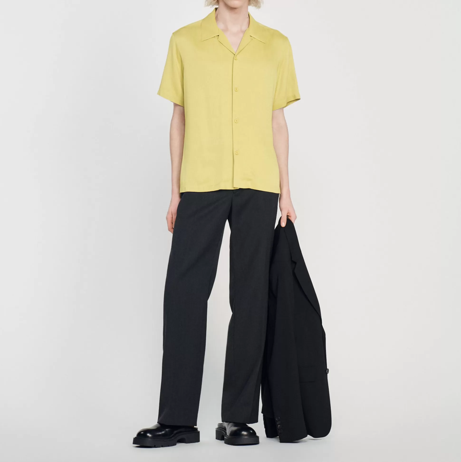 Outlet Chemise À Manches Courtes Homme Homme Chemises