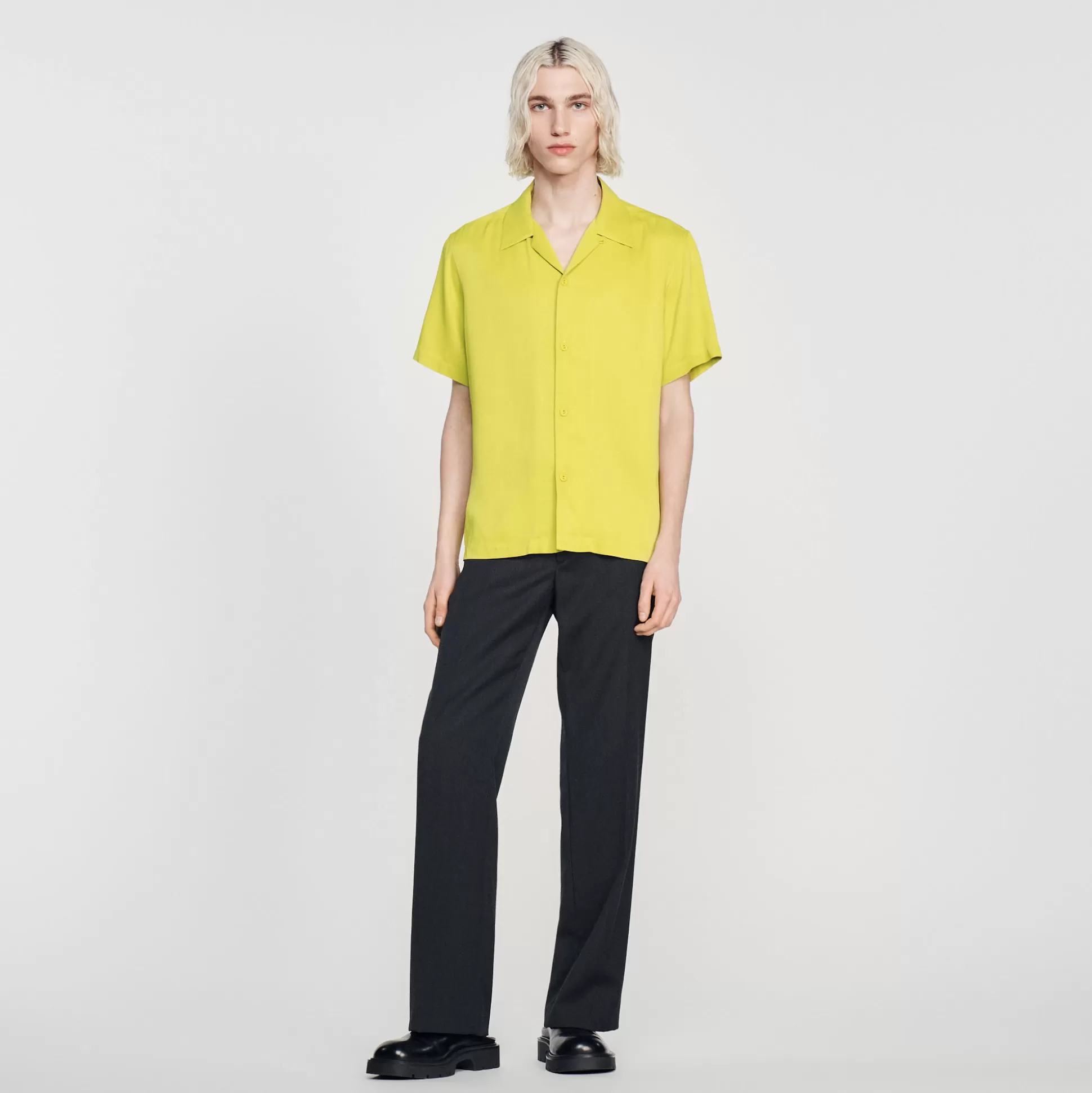 Outlet Chemise À Manches Courtes Homme Homme Chemises