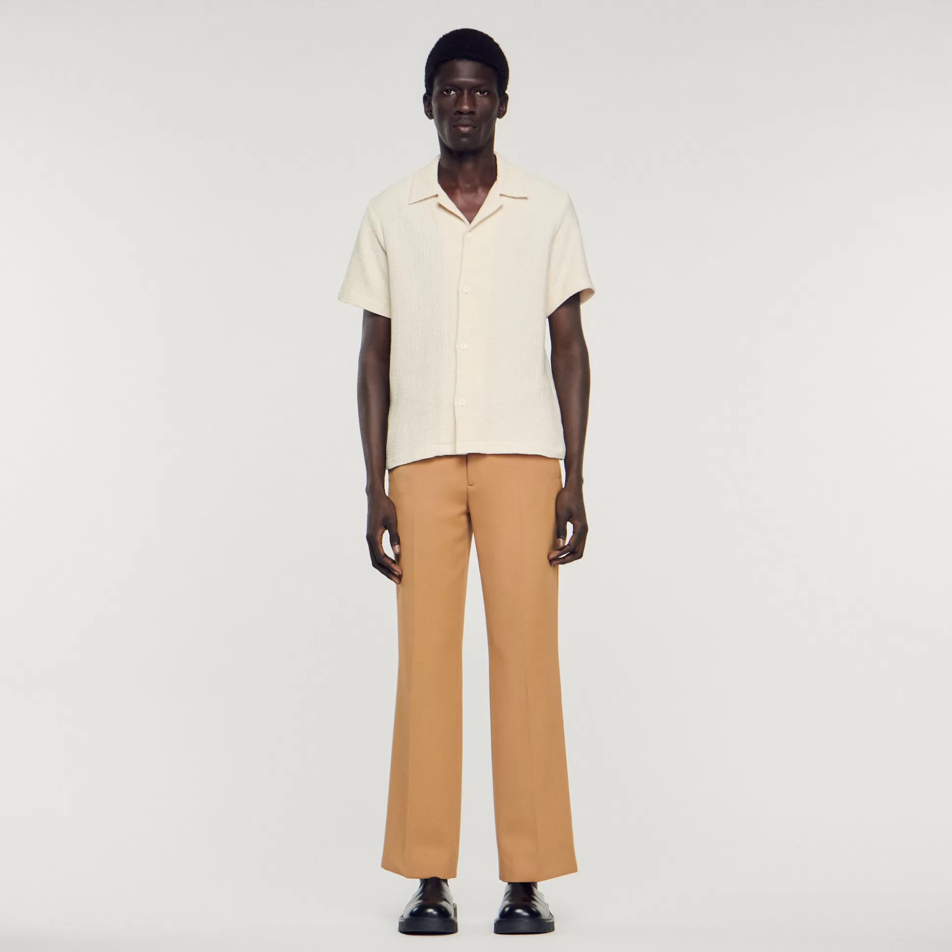 Sale Chemise Nid D'Abeille Homme Chemises