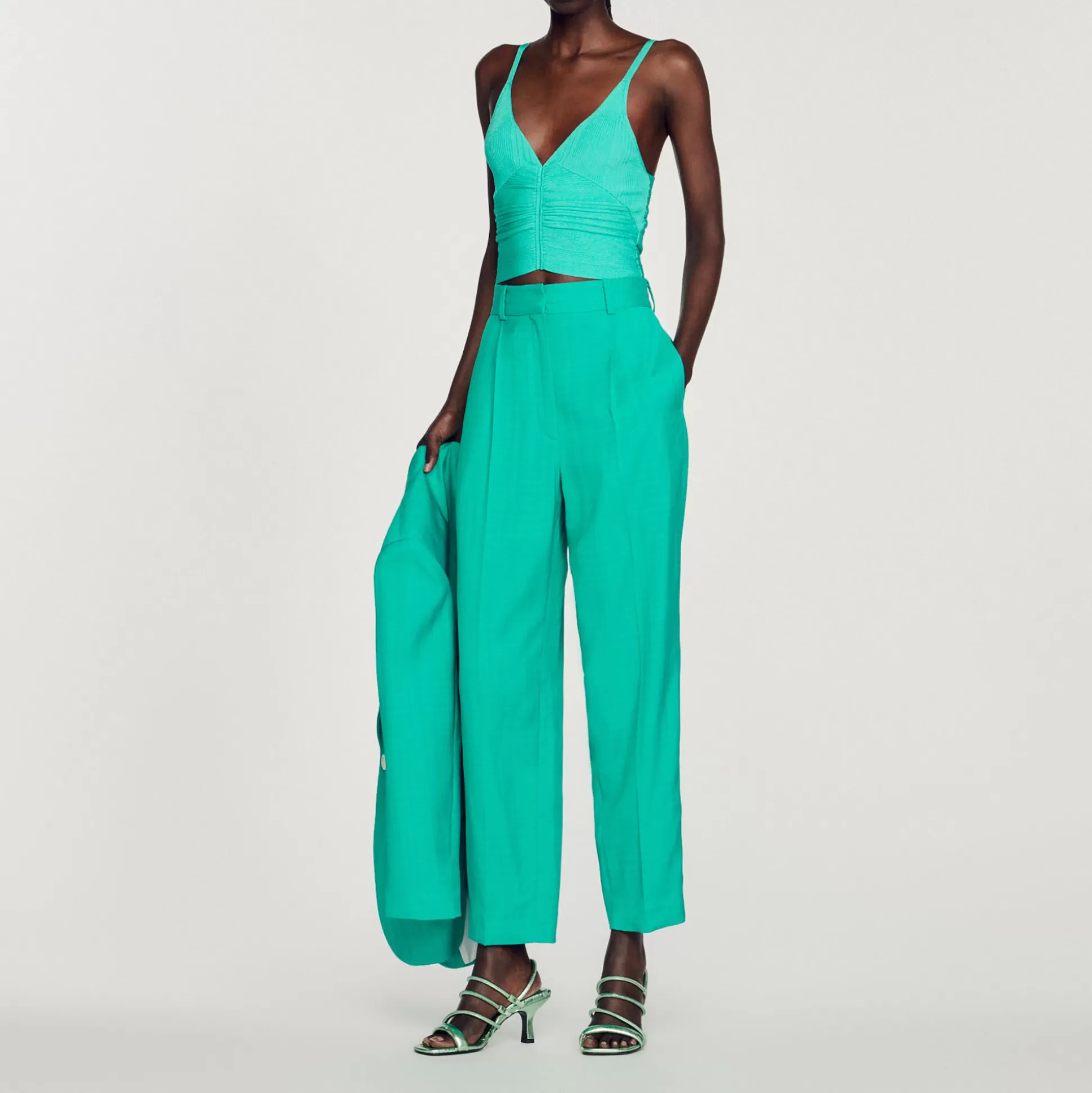 Flash Sale Débardeur Plissé Femme Pulls & Cardigans