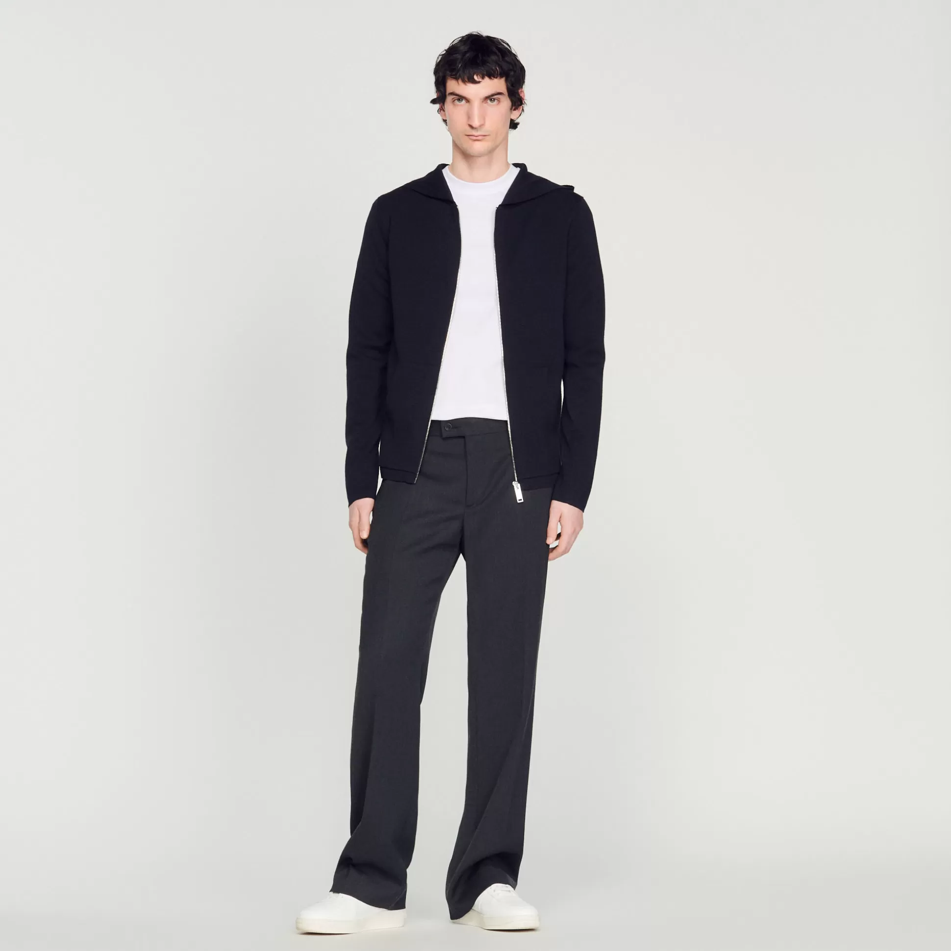 Online Gilet Zippé Avec Capuche Homme Pulls & Gilets