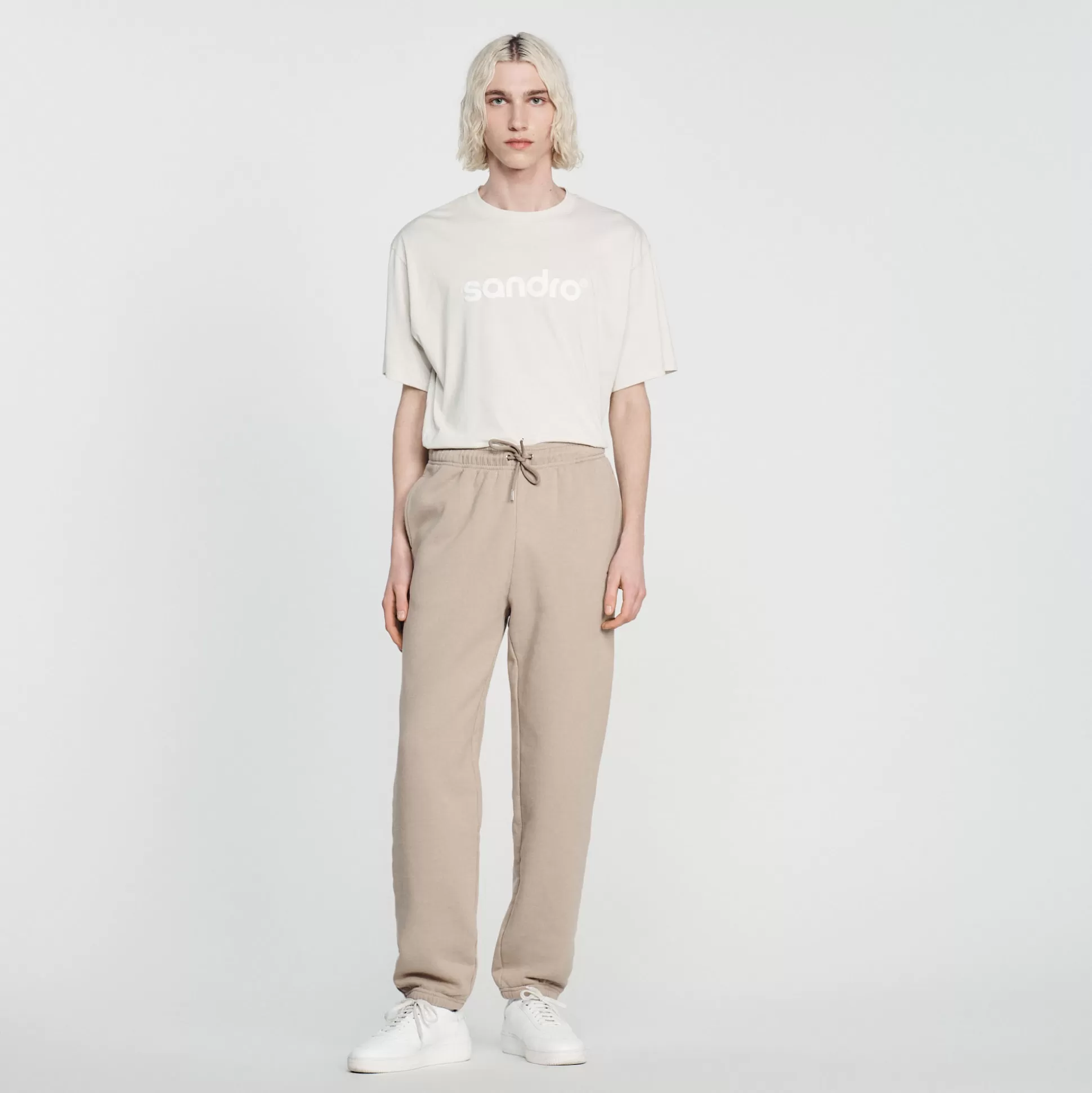Online Jogging Molletonné Brodé Homme Sweats & Joggings