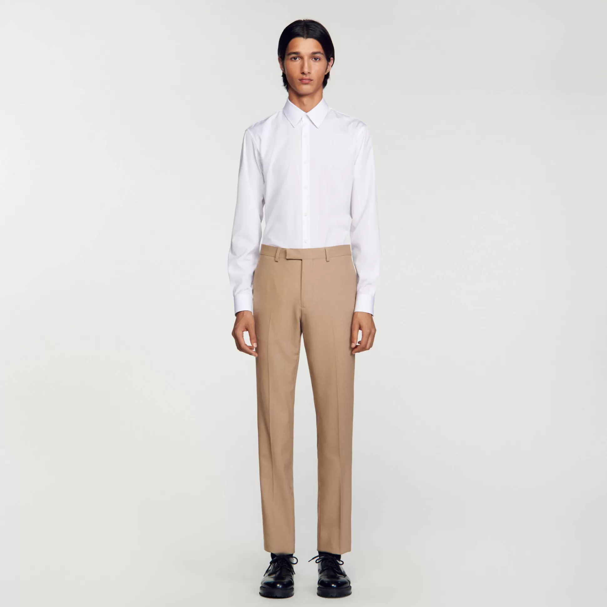 Clearance Pantalon De Costume En Laine Homme Pantalons & Shorts