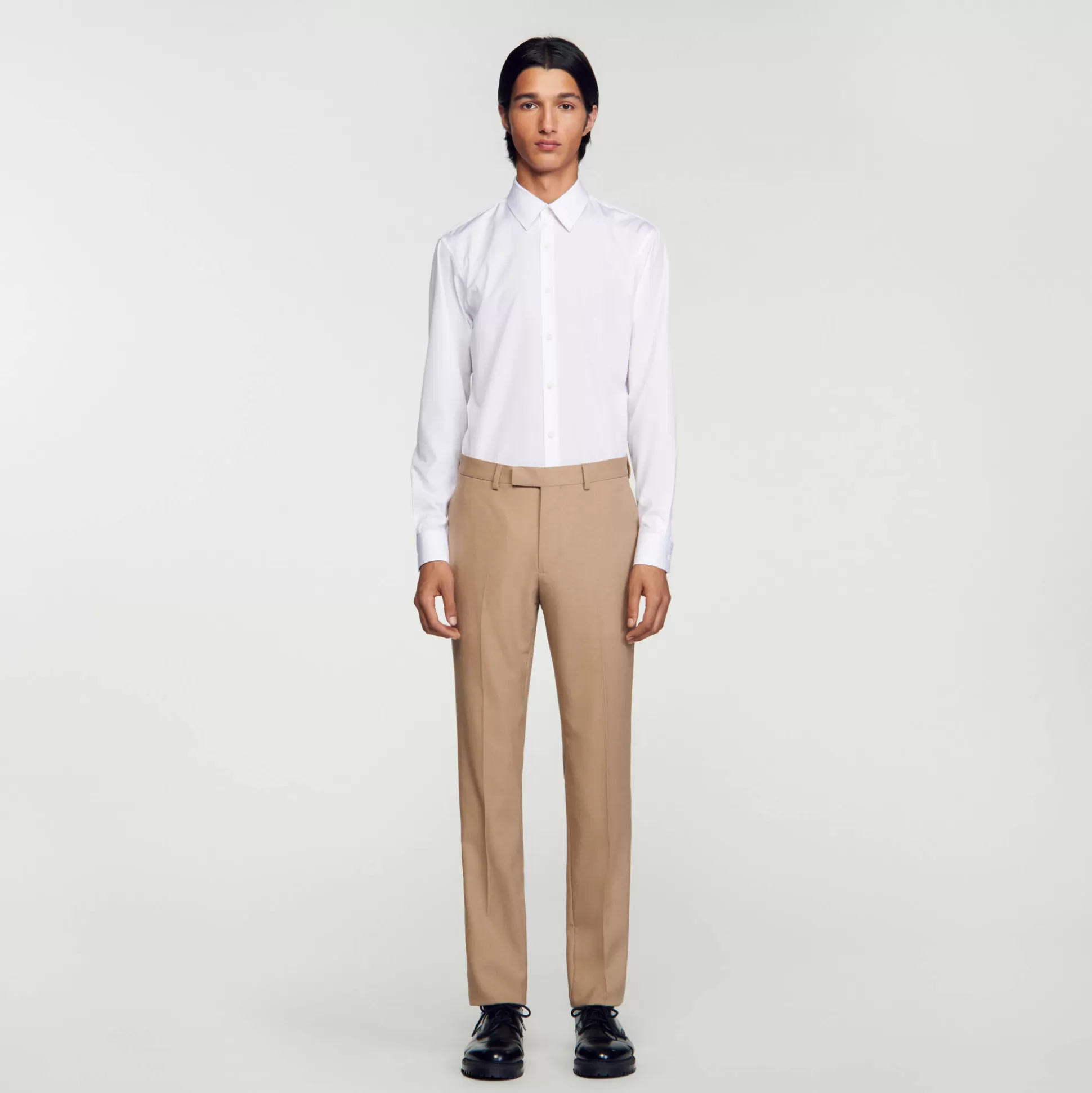 Clearance Pantalon De Costume En Laine Homme Pantalons & Shorts