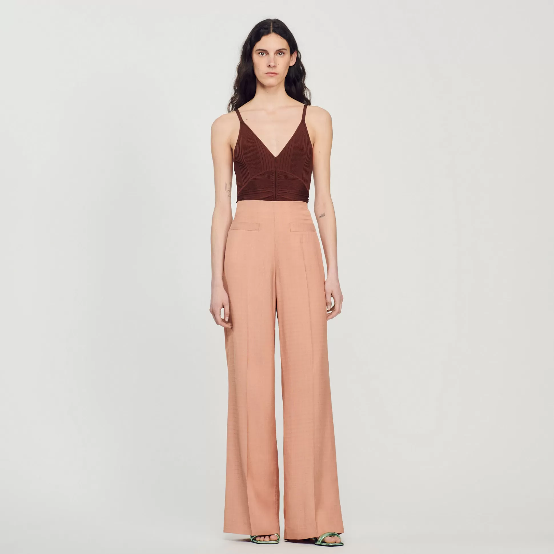 Hot Pantalon De Tailleur Femme Pantalons