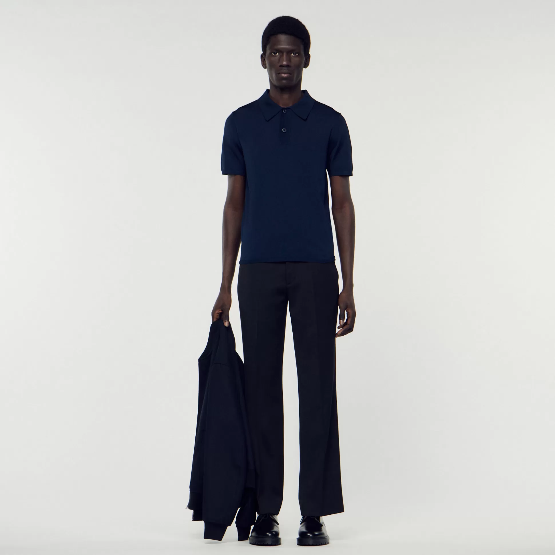 Fashion Polo En Maille À Manches Courtes Homme Pulls & Gilets