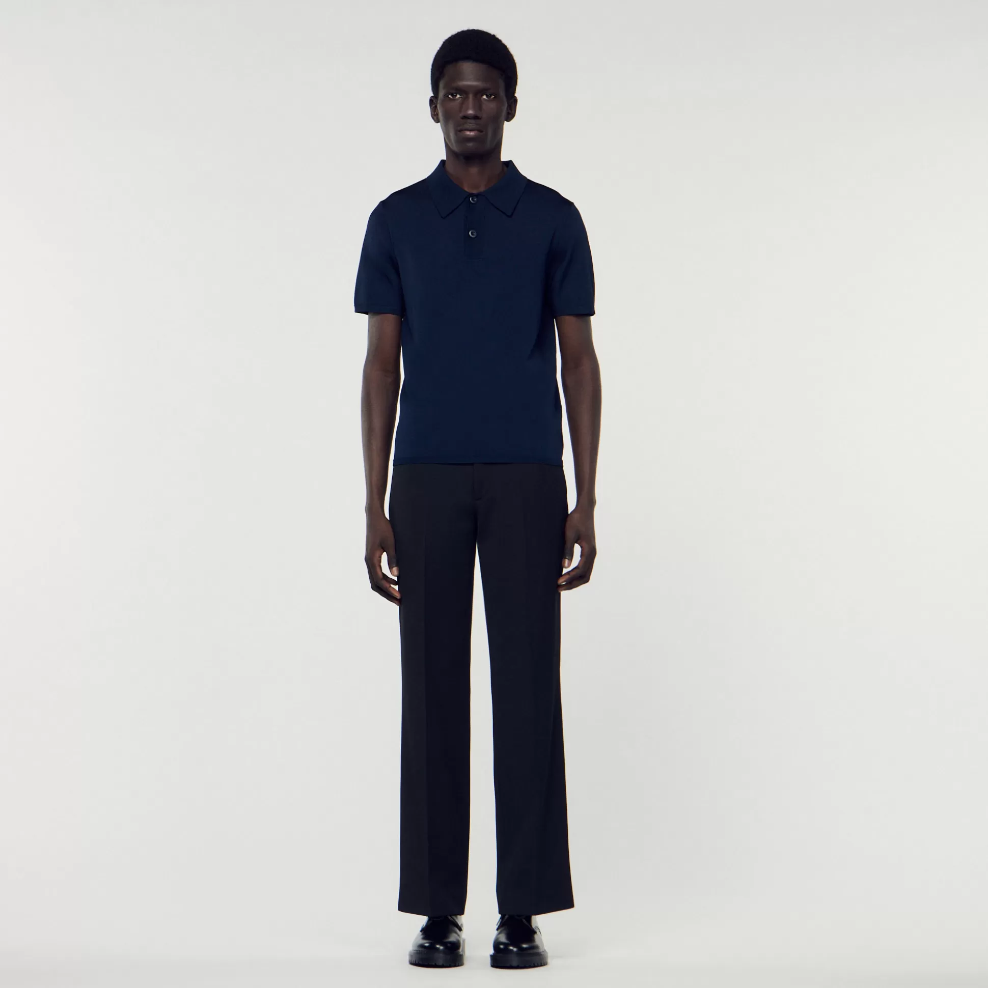 Fashion Polo En Maille À Manches Courtes Homme Pulls & Gilets