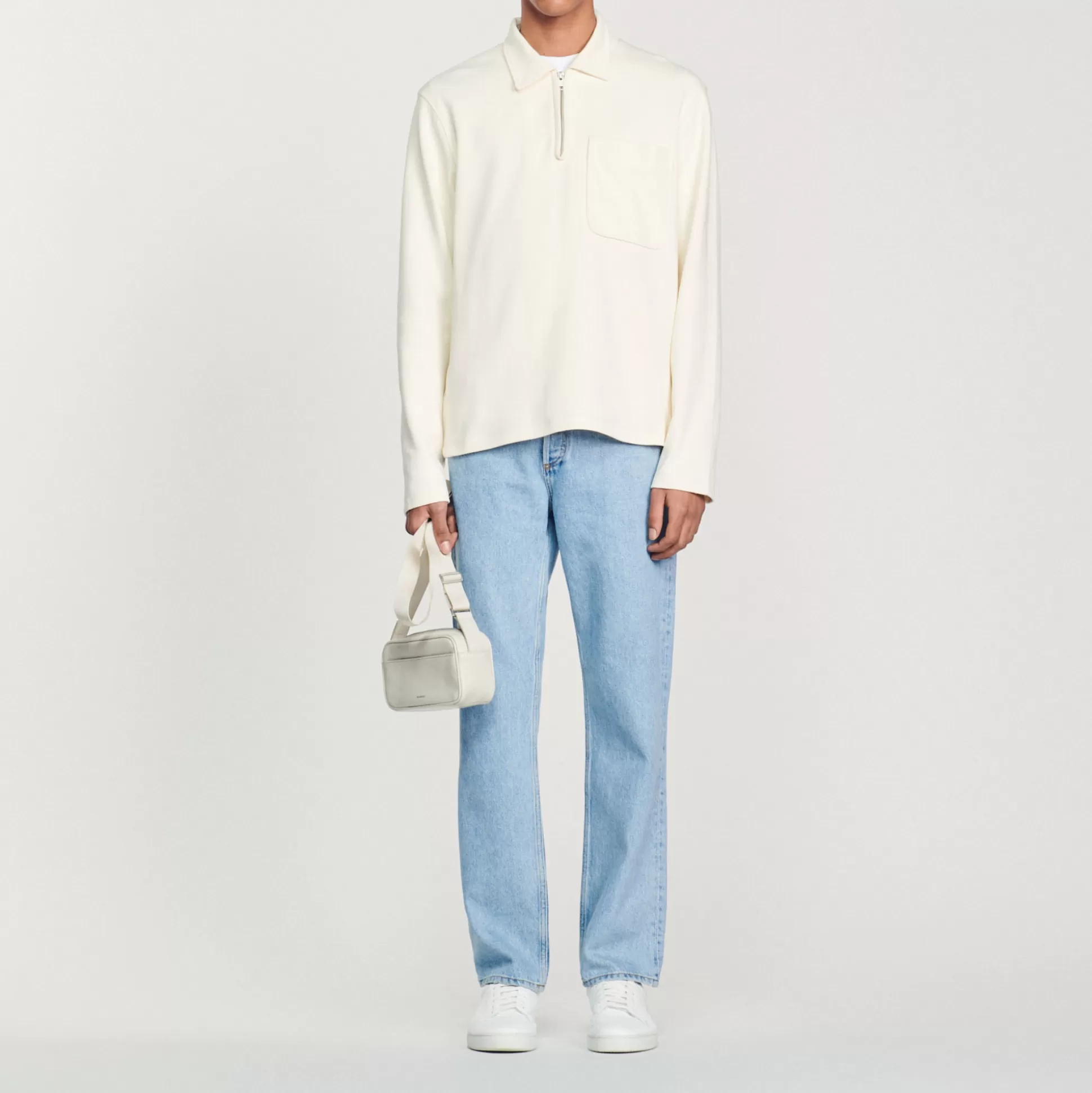 Discount Polo Zippé Homme Sweats & Joggings