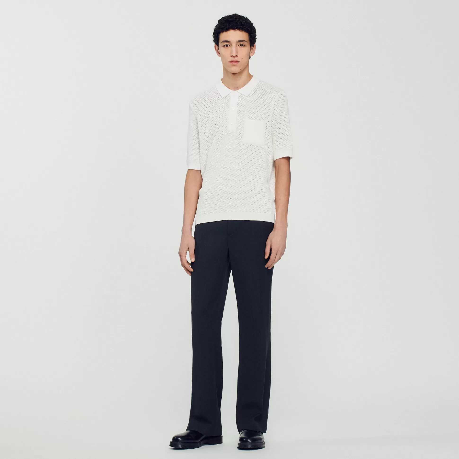 Discount Pull Polo Manches Courtes Homme Pulls & Gilets