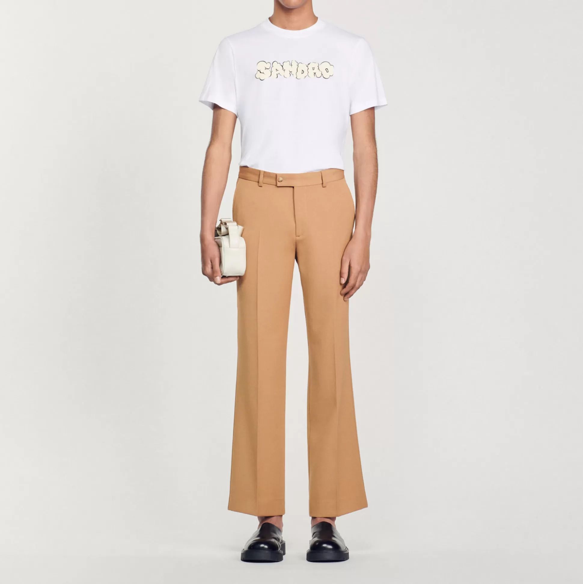 New T-Shirt Broderie Sandro Homme T-Shirts & Polos