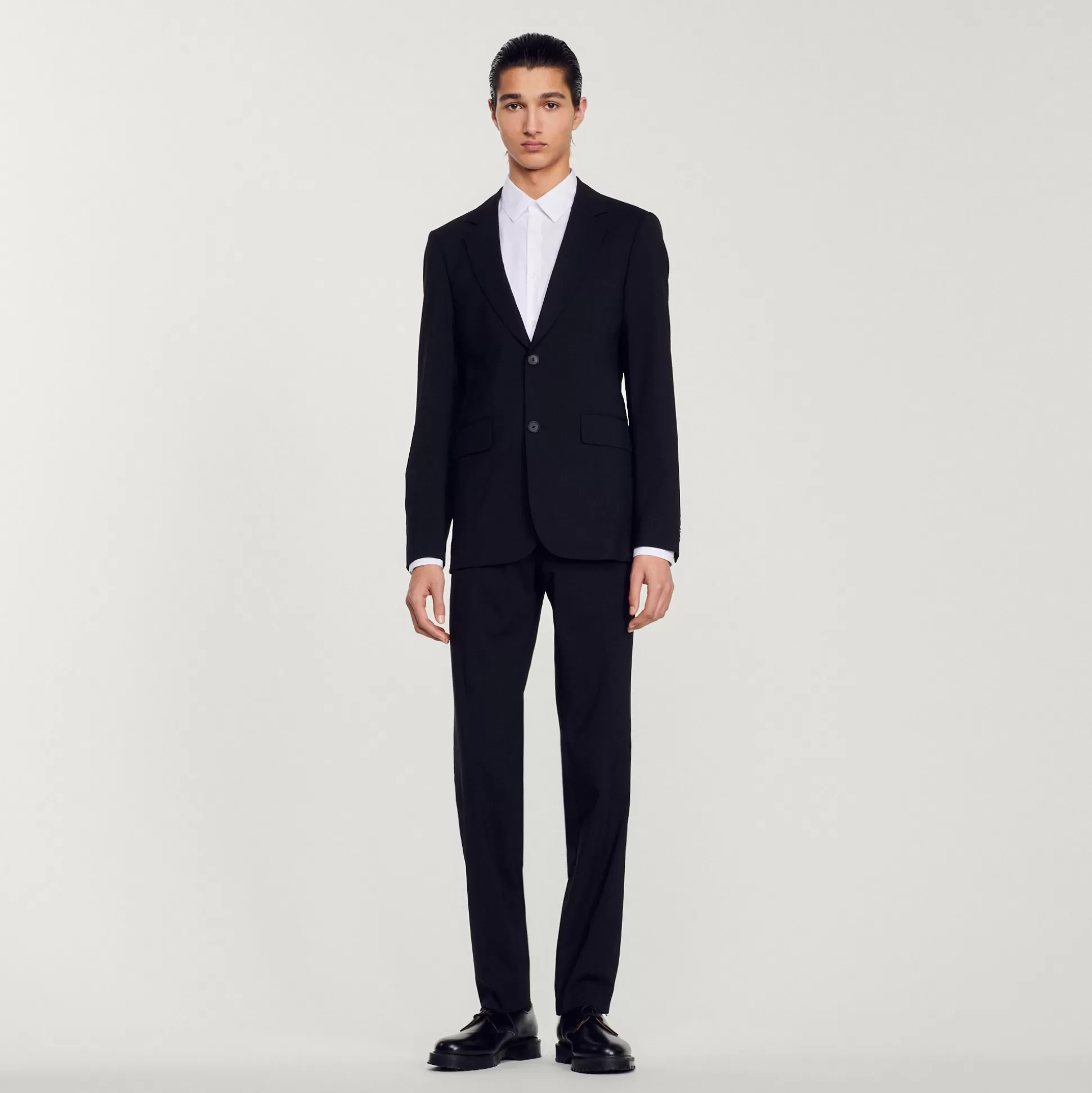 Shop Veste De Costume En Laine Vierge Homme Vestes